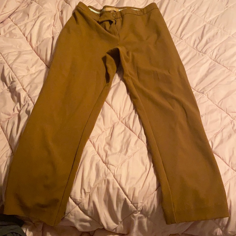 Slack trouser tan pants